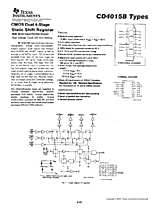 DataSheet CD4015B pdf